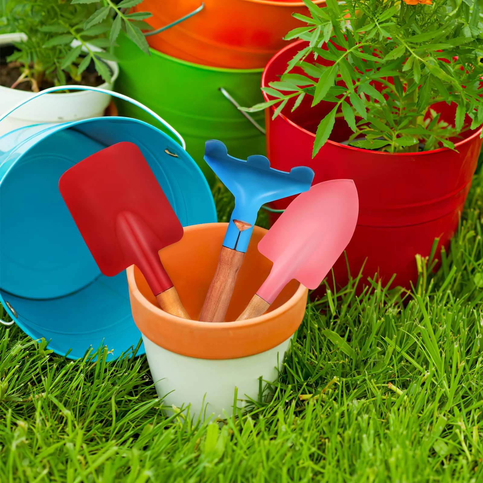 Shovel Trowel Rake Garden Tools Small Gardening Kit Terrarium Scoop Tiny Soil Mini Child