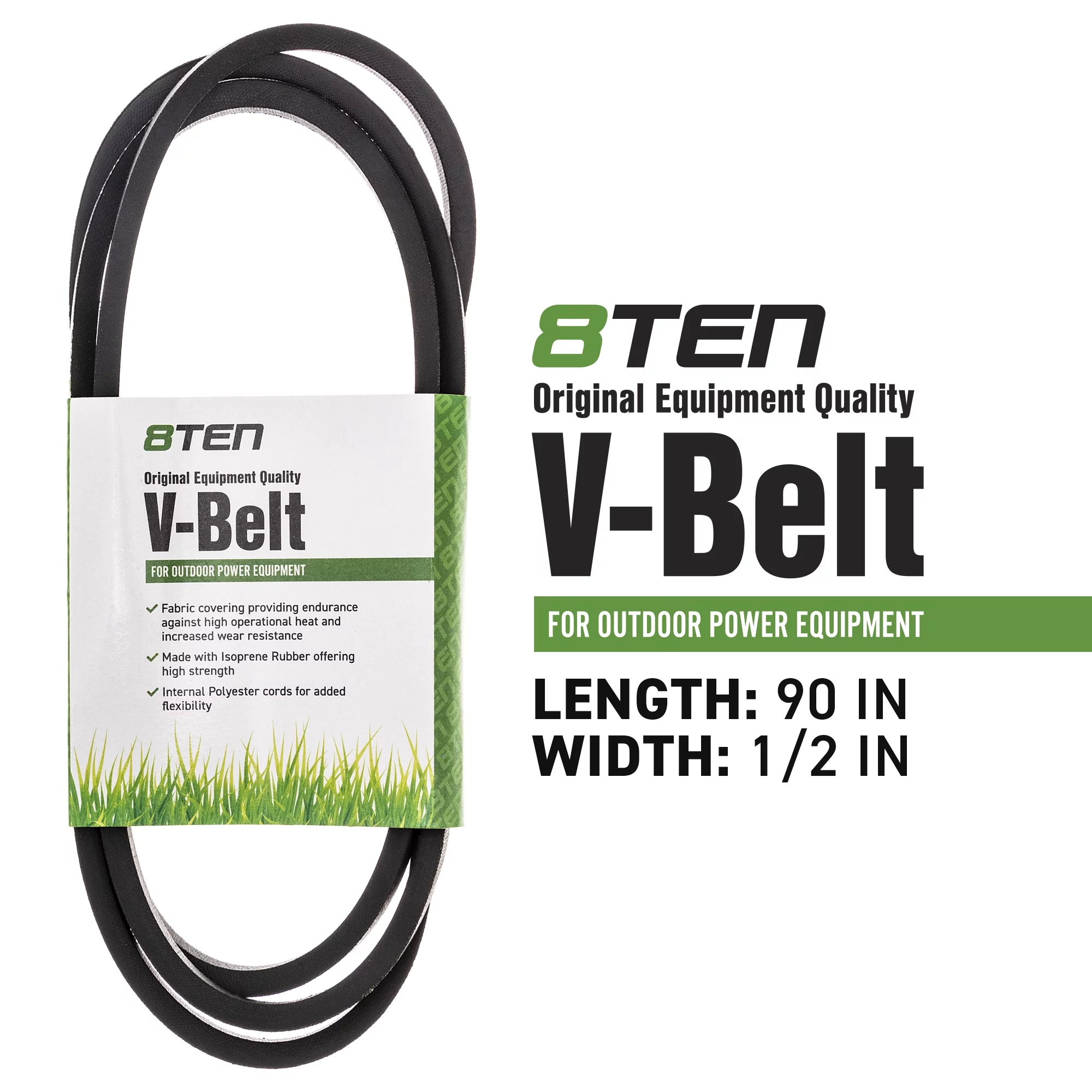 8TEN Drive Belt for AYP Husqvarna YTH20K46 LT 125 936038 936039 810-CBL2354T