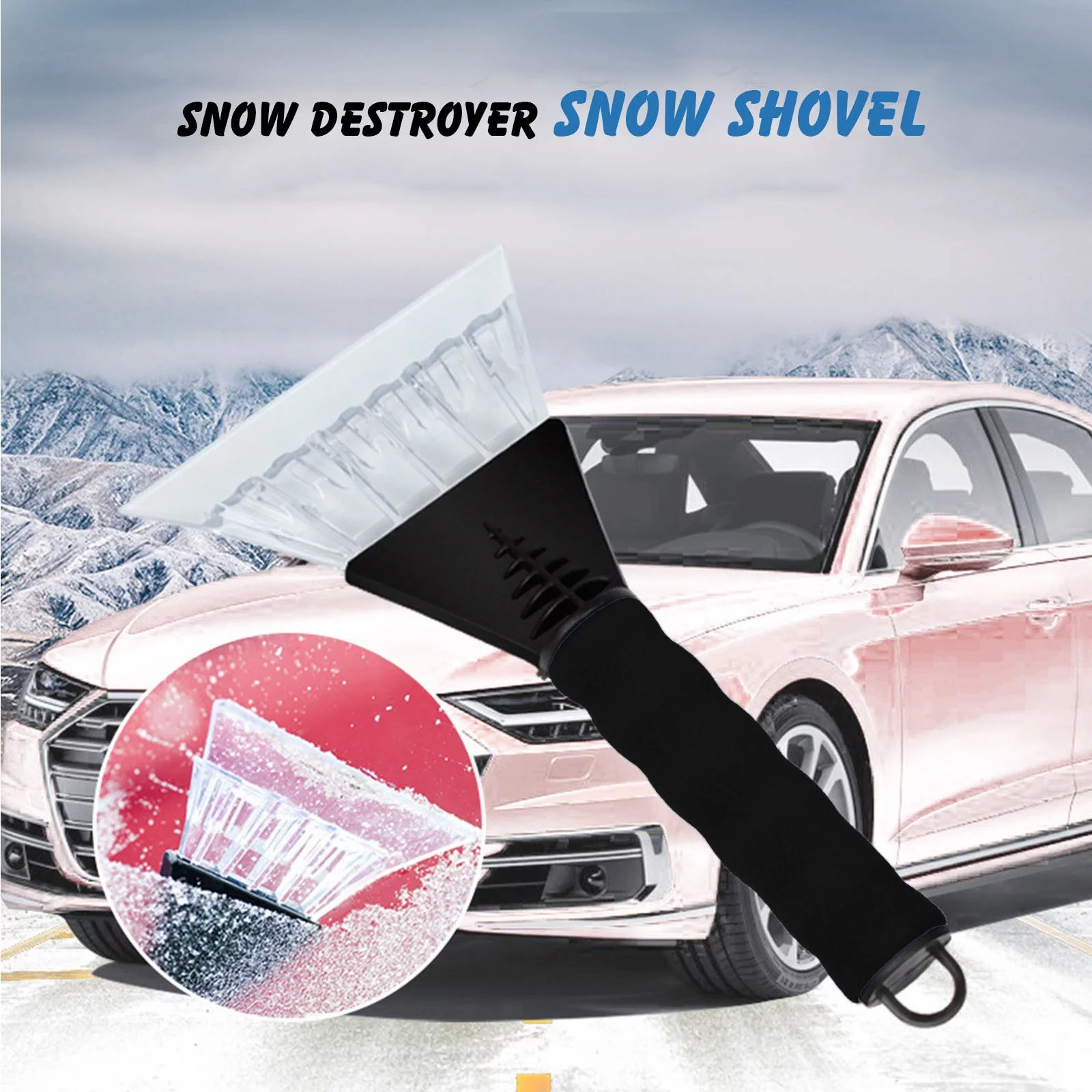 Snow Shovel Truck Snow Removal Shovel With Rubber Cover For Ice Scrapin Snow Remover