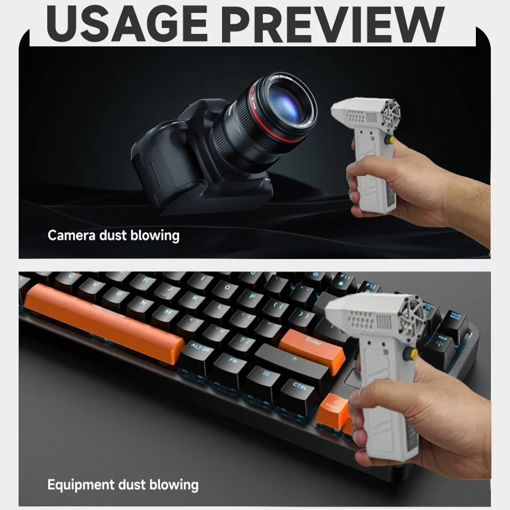 Fan,Handheld Fan Airflow And Blower Motor Ducted Turbofan Tool Duct Wind Speed Turbofan Airflow Fan Fan Compressed Air Motor Fan Motor Fan Violent Blower Turbofan Duct 140 000rpm