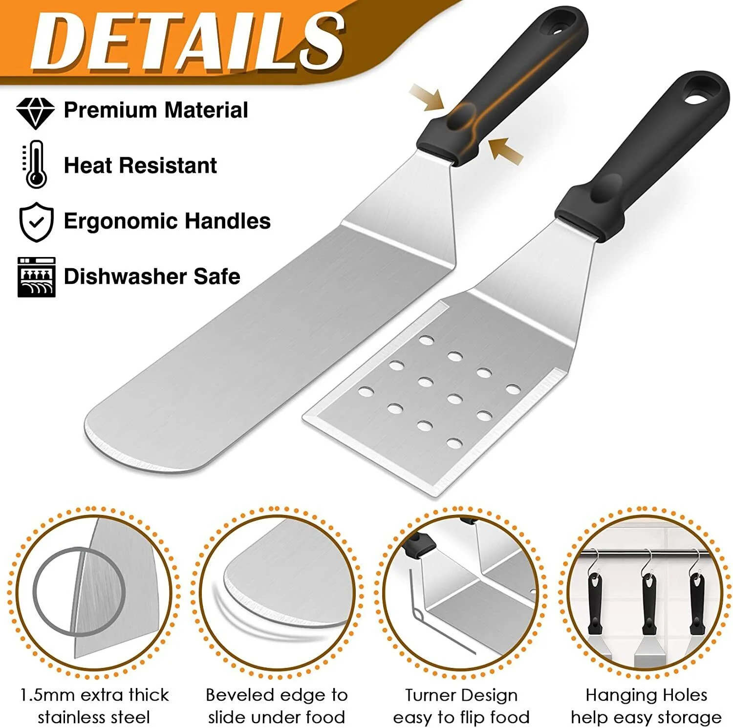 32Pcs BBQ Accessories Set, Griddle Grill Tools Set for Blackstone and Camp Chef