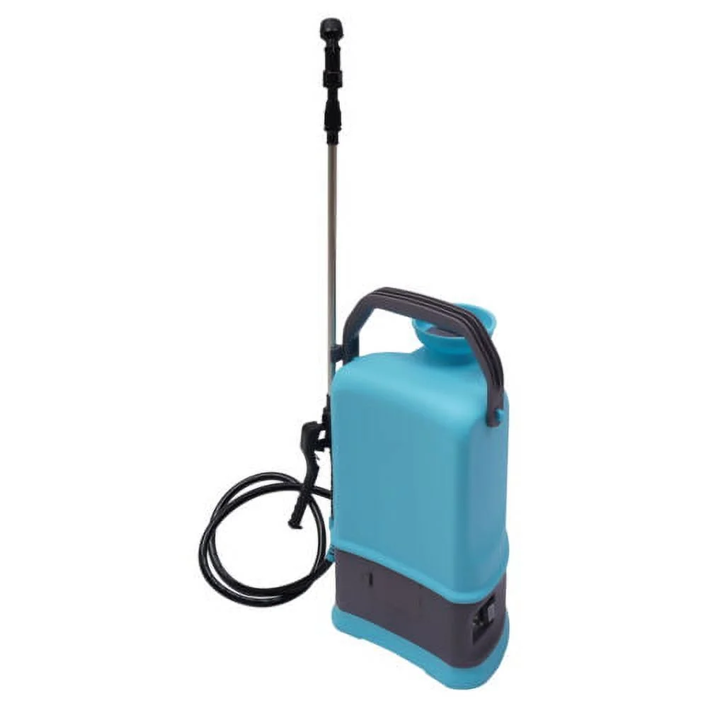 1.32 Gal Electric Garden Weed Sprayer Battery Powered 5 Nozzles Retractable Wand