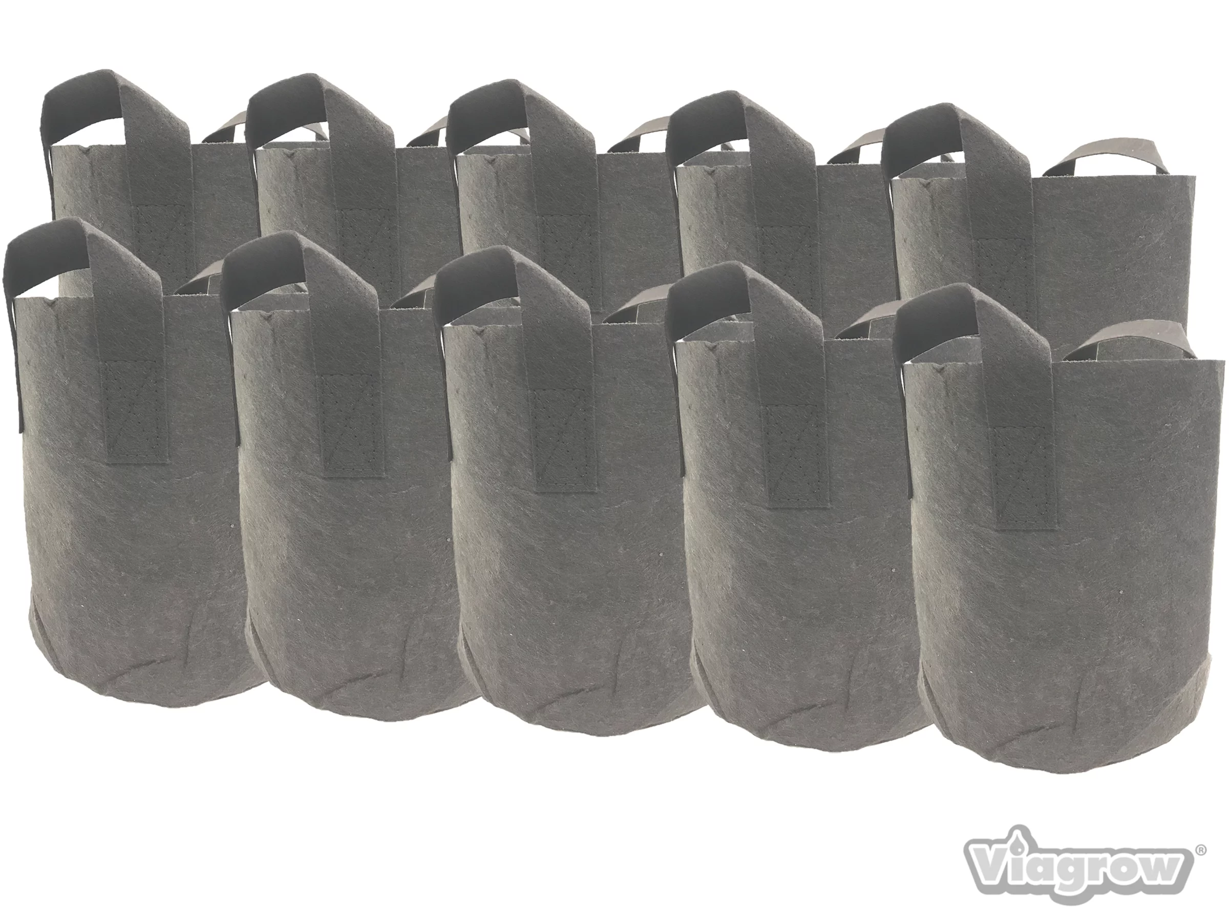 2 Gal. Breathable Fabric Root Aeration Pot with Handles (10-Pack)