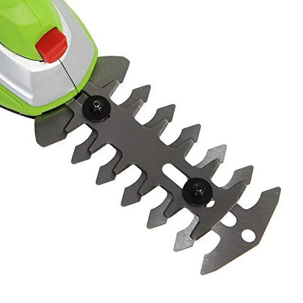 Vilobos 2-in-1 Cordless Grass Shear Garden Hedge Trimmer,60 Minutes Use Time,4.5V, Lightweight 1.15 lbs, for Small Lawns Hedges Shrubbery,Rechargeable Charger Included