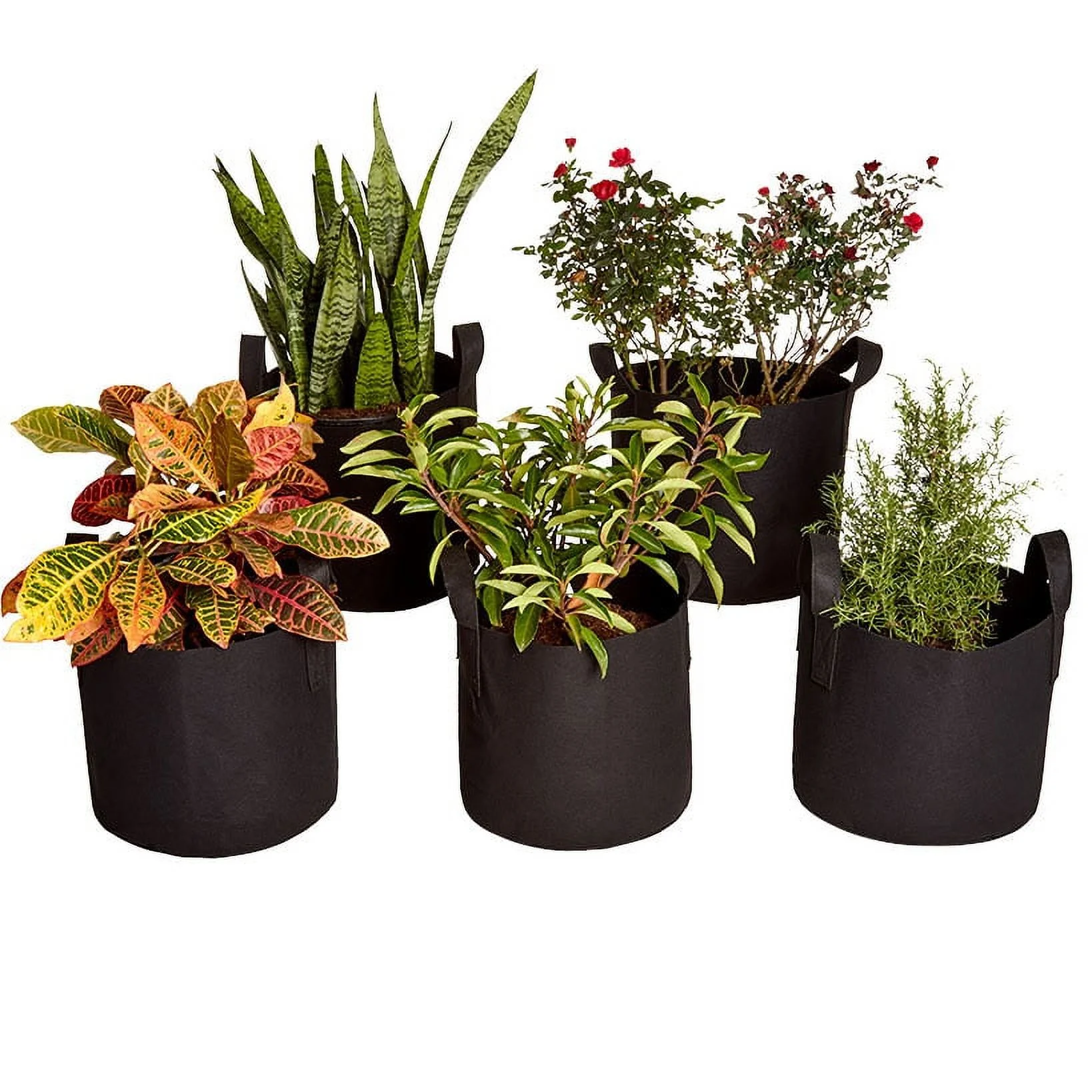 Set of 5 7-Gallon Grow Bags