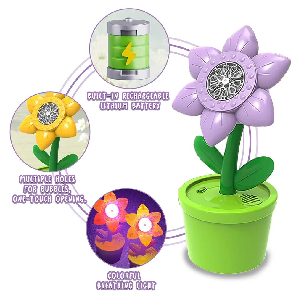 Bubble Machine for Kids, 20000+Bubbles, Kids Toys for 3+ Years, Outdoor Toys, Summer Toys, Birthday Gifts for Boys Girls 3-6 Years