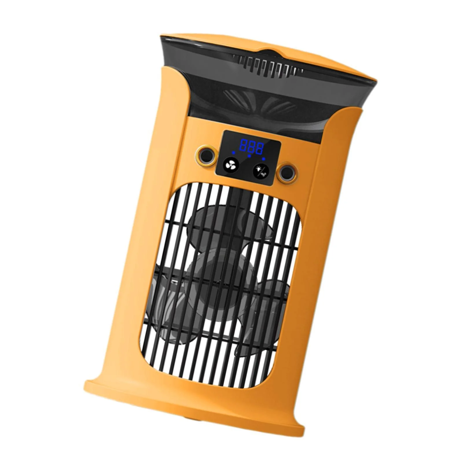 TISHITA Portable Air Air Cooling Fan Mini Air Personal Space Adjustable Air Humidifier for Household Work Car Home Orange