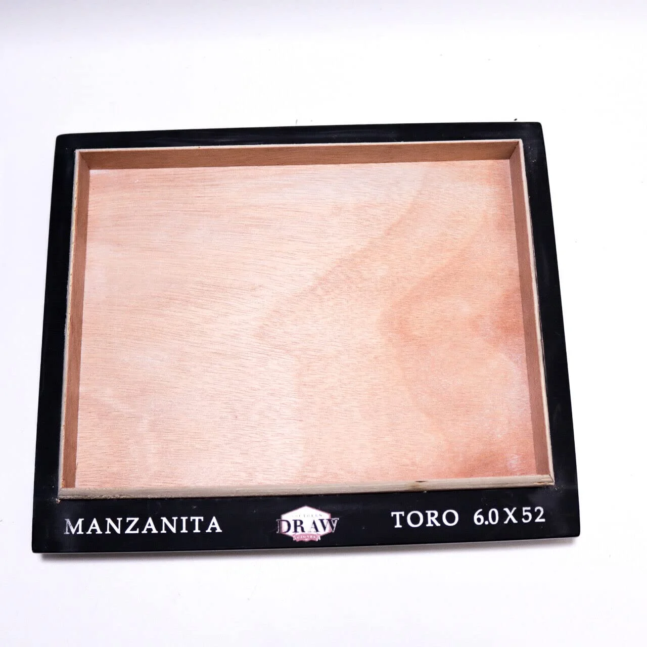 Southern Draw Manzanita Empty Wood Cigar Box 9.25