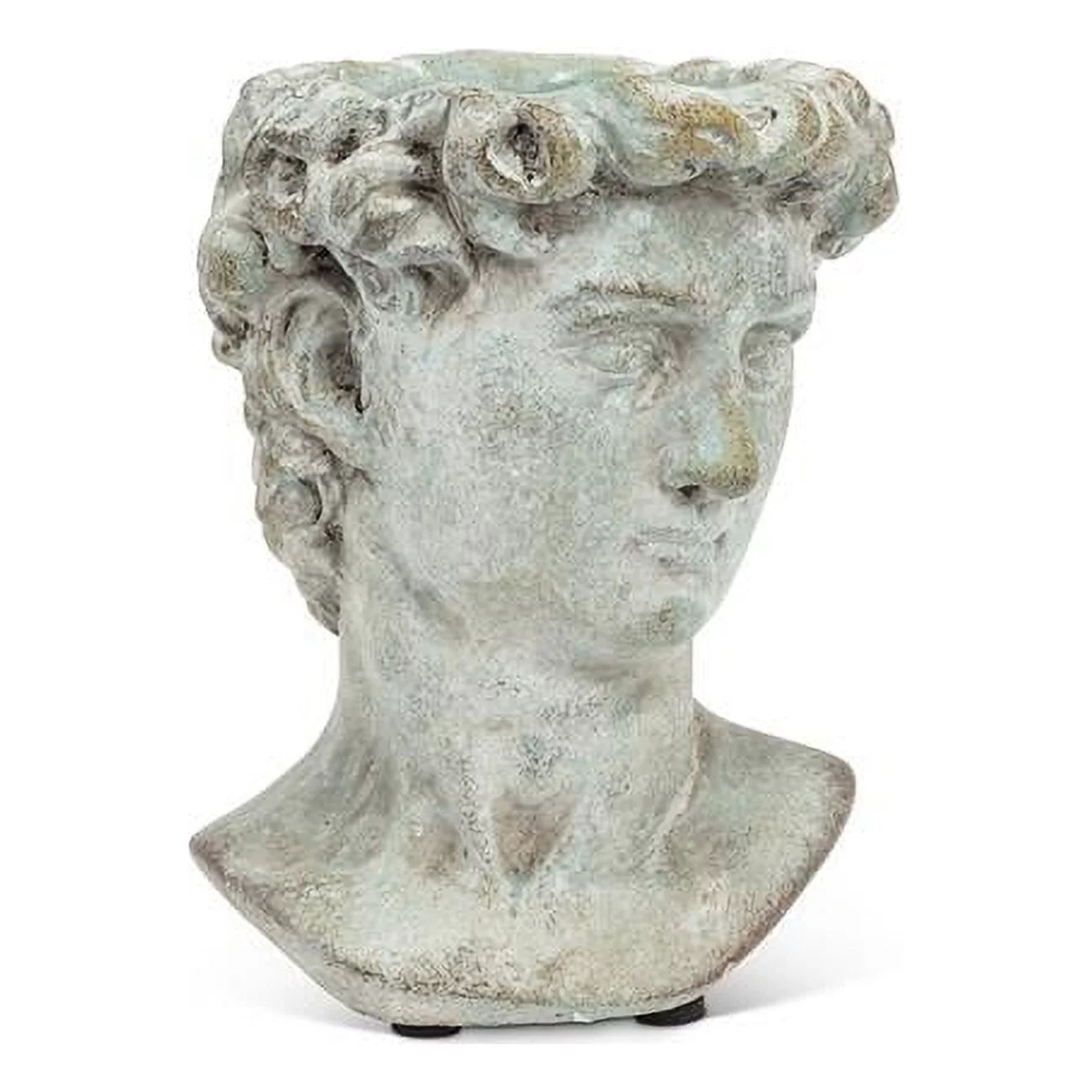 6 in. Male Head Planter, Grey - Extra Small