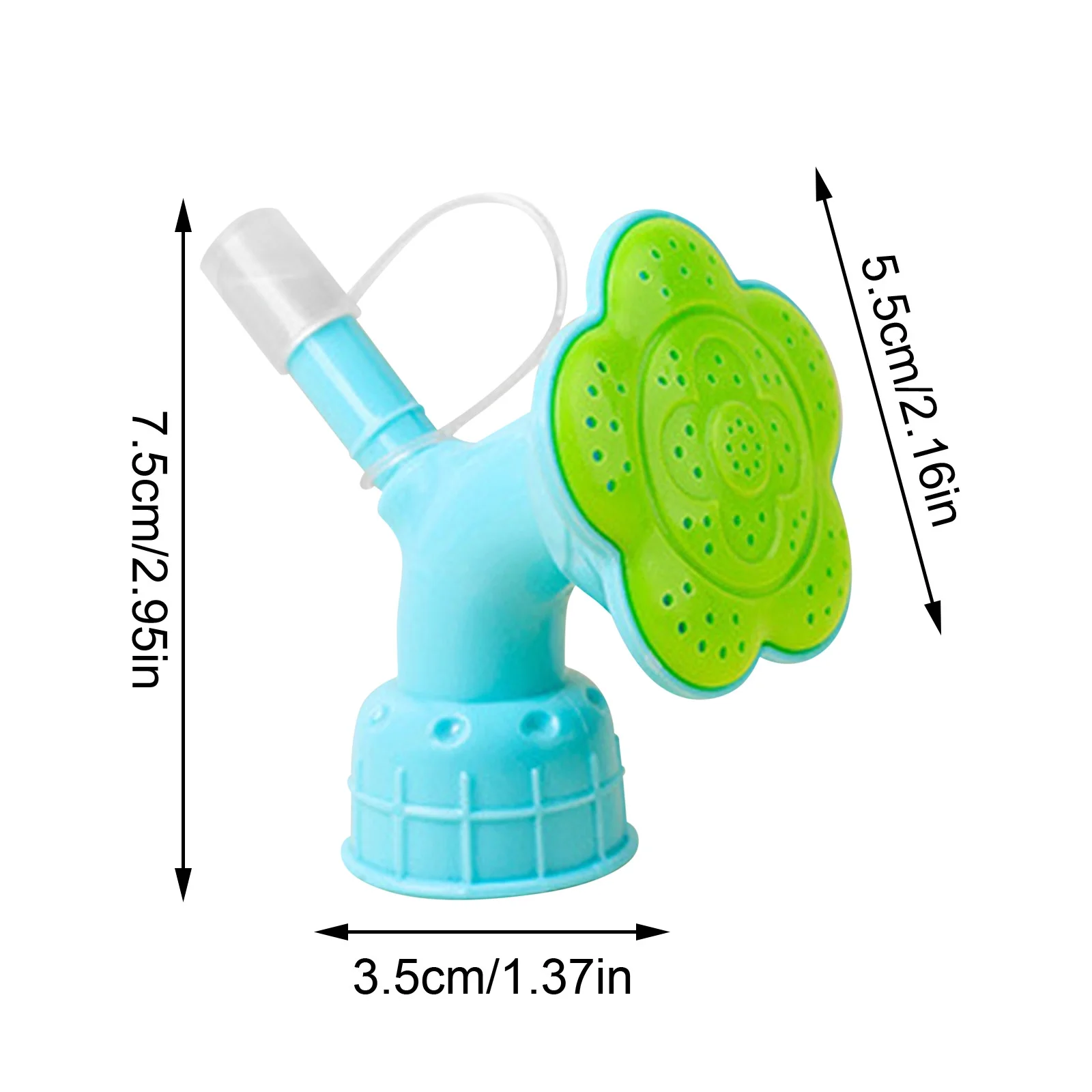 Bottle Cap Sprinkler, Double Head Bottle Watering Spout, Watering Can Sprinkler Head For Indoor Seedlings Plant, Garden Tool