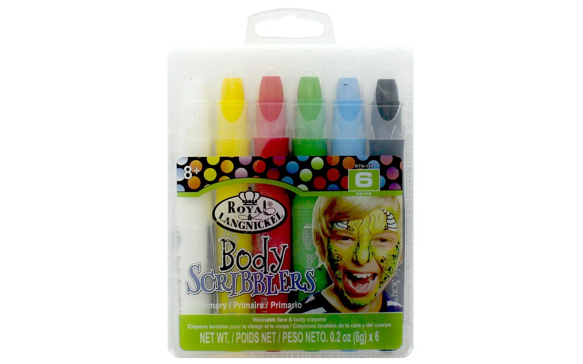 Royal Set Body Scribblers Primary 6pc