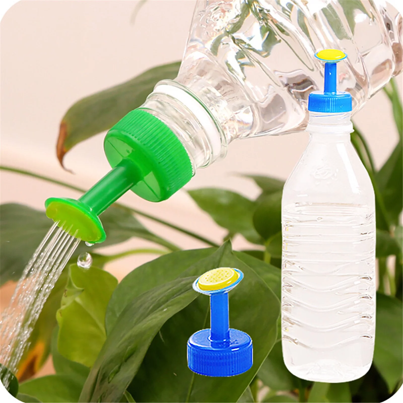 ZiSUGP Bottle Top Watering Garden Sprinkler Water Seedlings Irrigation 3pcs Heavy Duty Hose 100ft