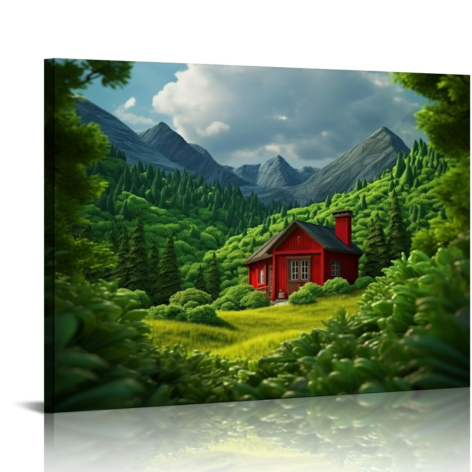 Nawypu Wall Art Canvas Living Room Iceland Poster Pictures Bedroom Prints Decor