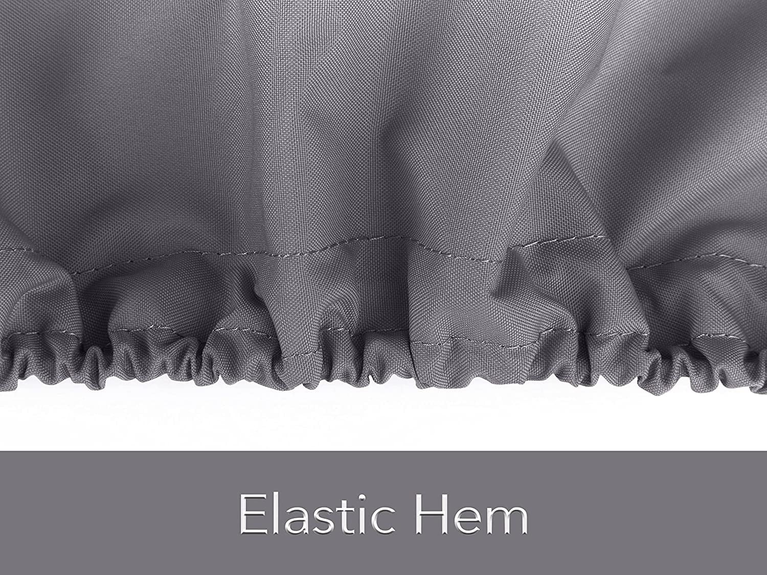 Chiminea Cover – Weather Resistant Polyester, Adjustable Drawcord, Elastic , Grill And Heating, 32DIAMETER X 60H, Charcoal