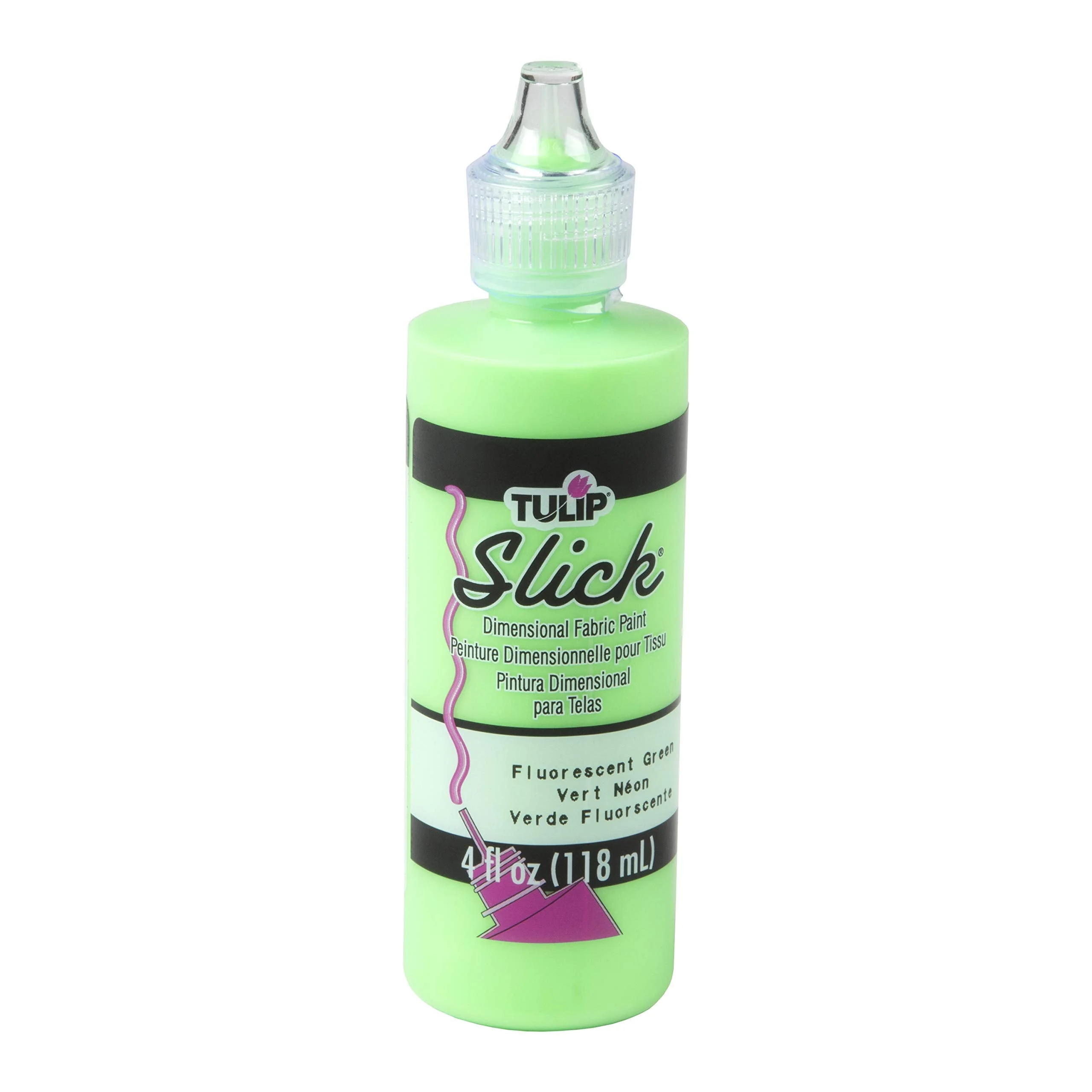 Tulip Slick Brown Dimensional Fabric Paint, 4 fl oz
