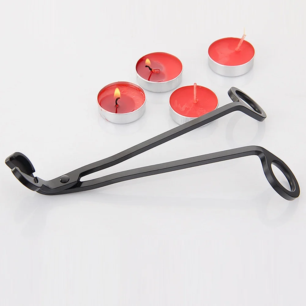 Candle Wick Oil Lamp Stainless Steel Scissors Trimmer Cutter Snuffers Tools
