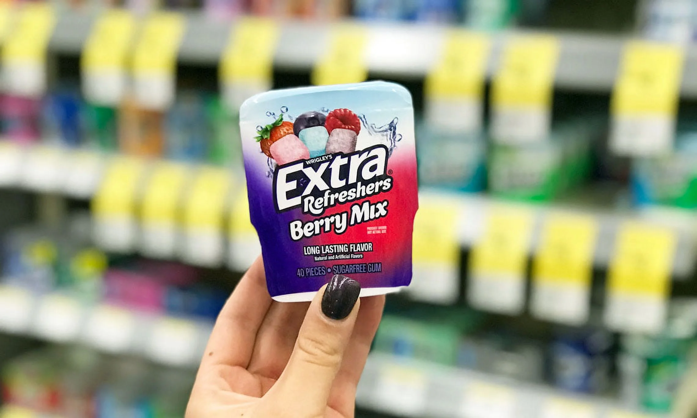 Extra Refreshers Berry Mix 40pc Bottle 6 Count