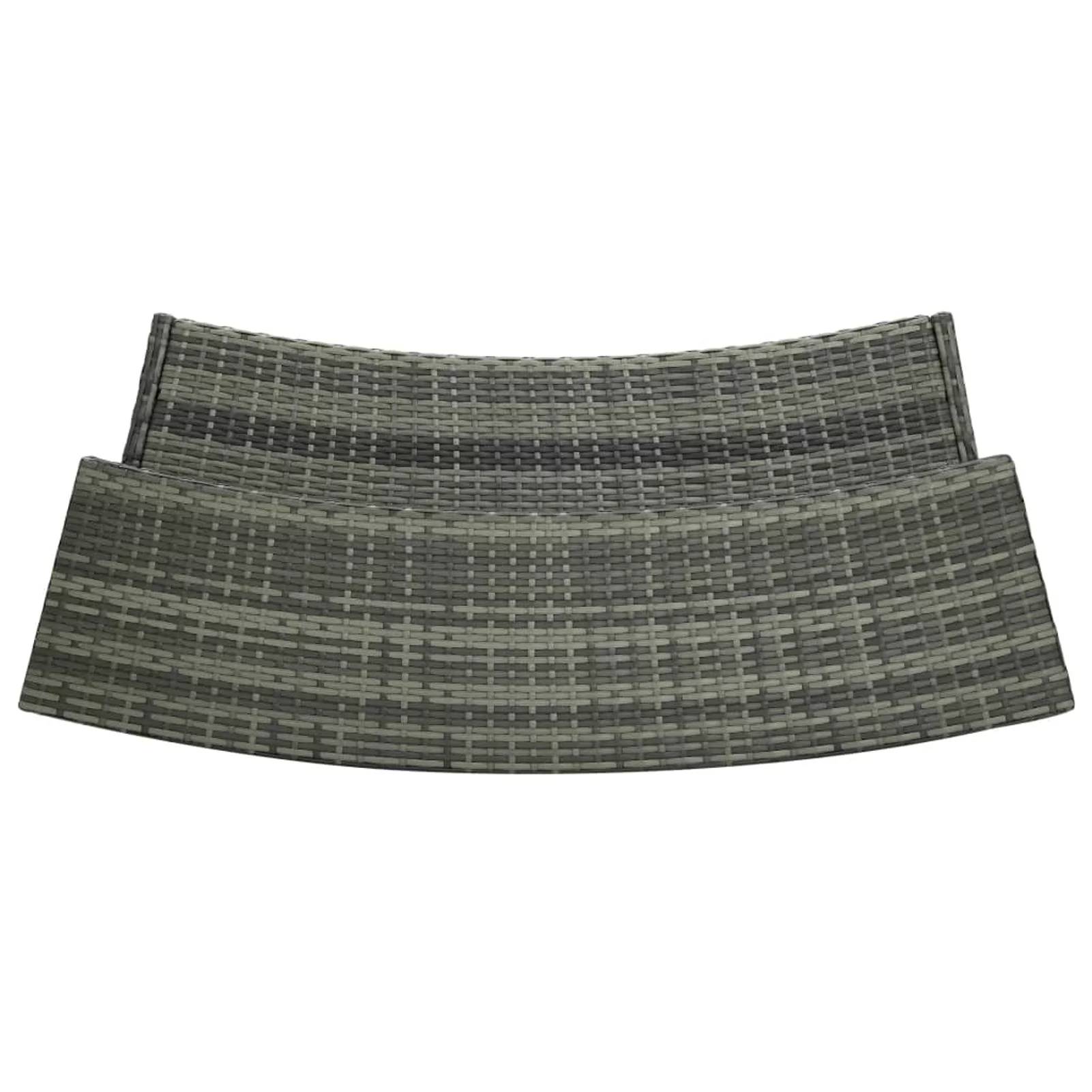 Suzicca 3 Piece Patio Bar Set with Cushions Gray