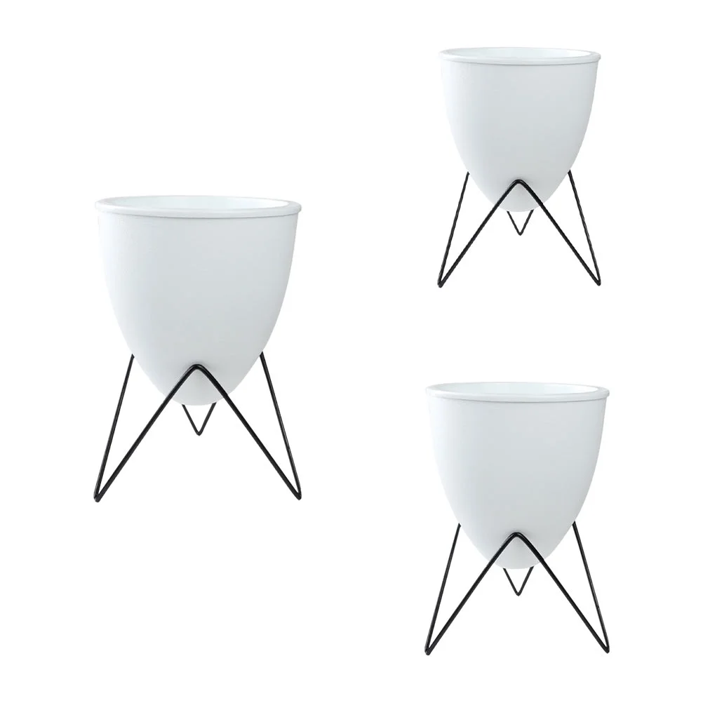 3 Sets Lazy Flower Pot Pots for Plants Flower Container Plants Pots Succulent Plant Pots