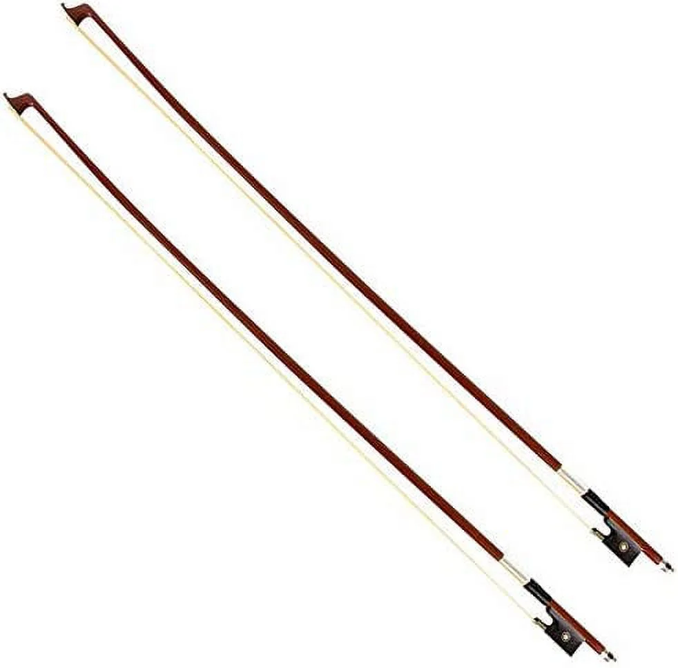 Professional Full Size 4/4 Violin Bow Well Balanced Round Brazil Wood Stick Horsehair