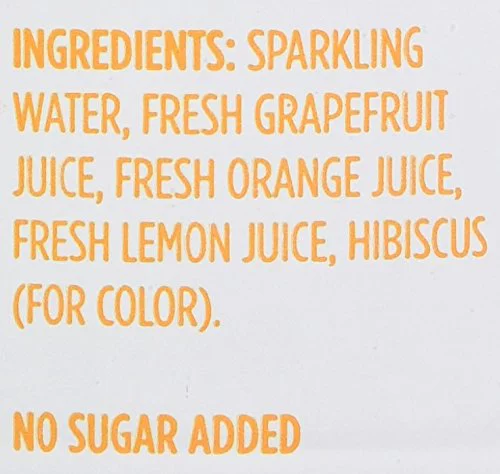 Spindrift Sparkling Water Made with Real Squeezed Fruit Grapefruit -- 12 fl oz 8 Each Pack of 2