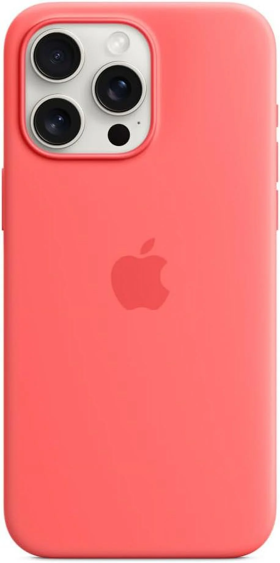 iPhone 15 Pro Max Silicone Case with MagSafe - Guava