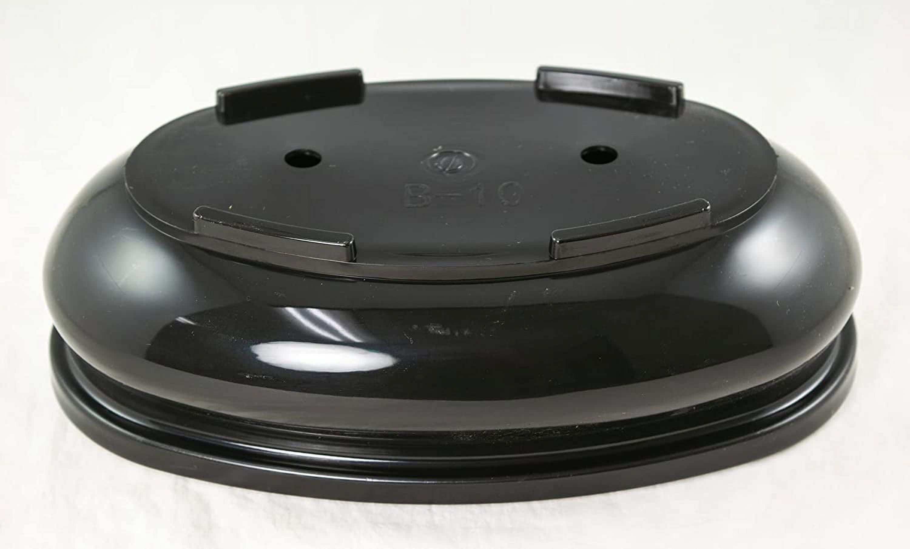 Oval Plastic Heavy Duty Bonsai Training Pot, Cactus & Succulent Planter 9''x 5''x 2.75'' - Black with Mesh