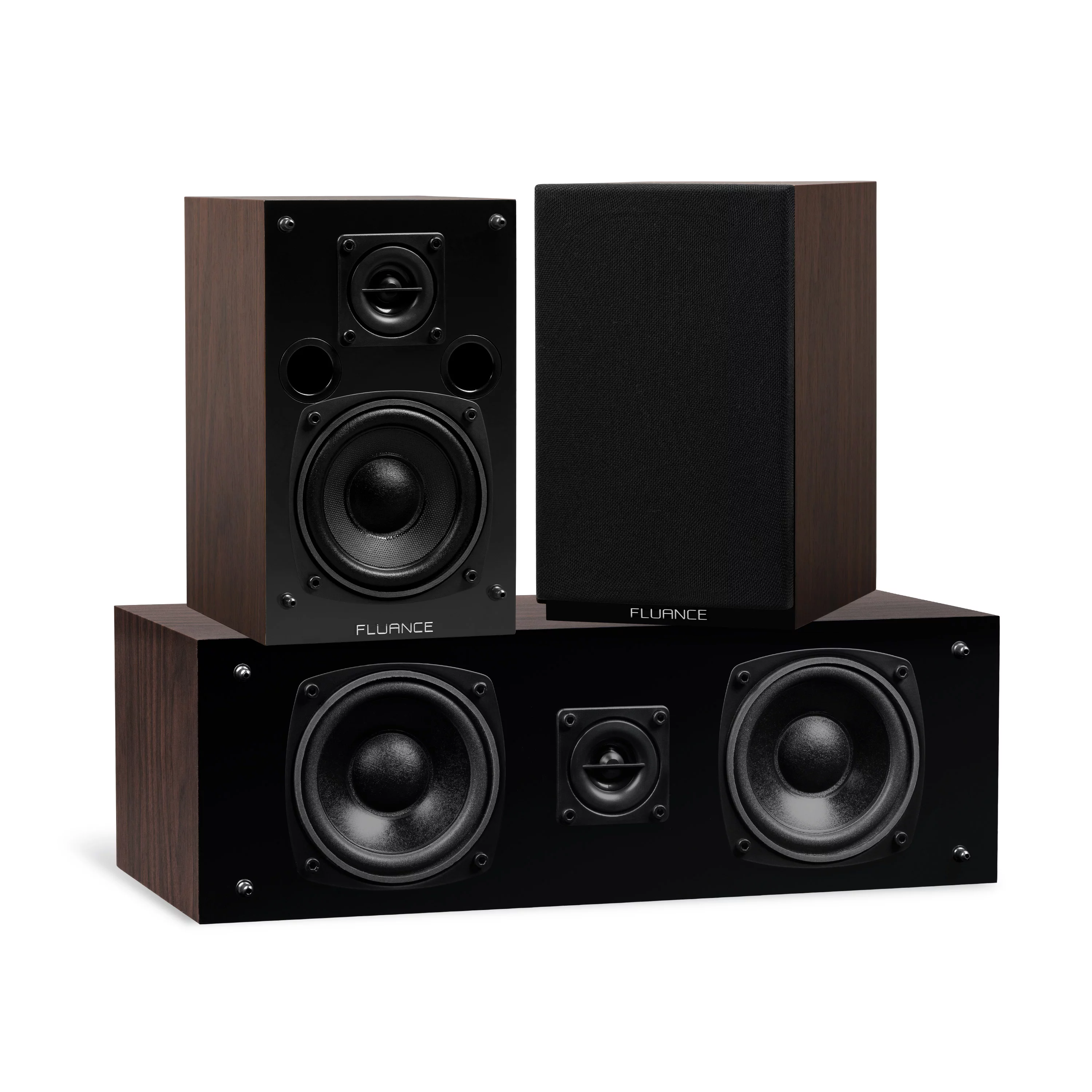Fluance Elite Home Theater 5.1 Speaker System - Walnut