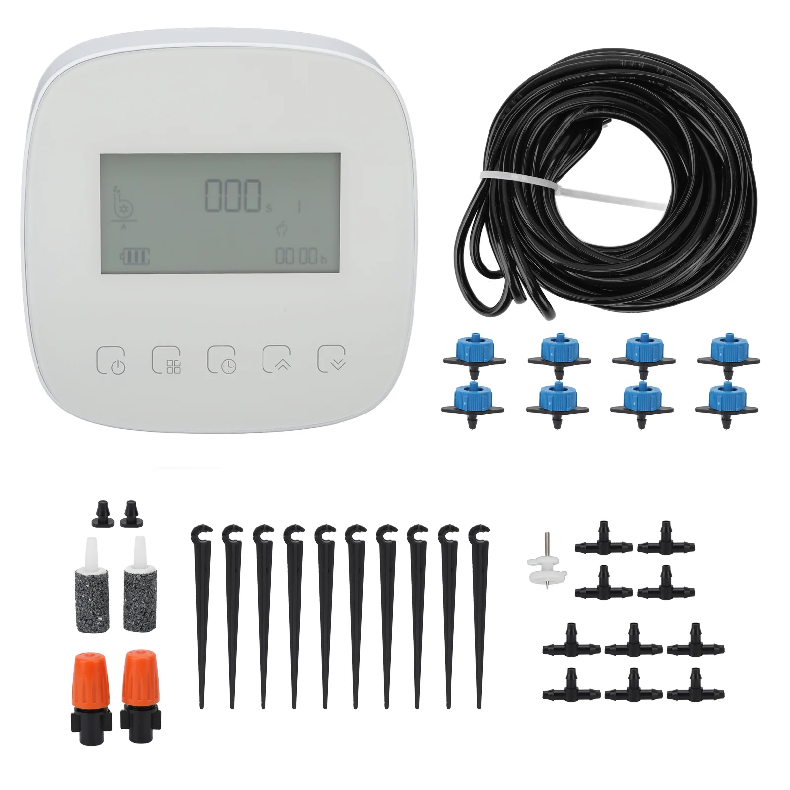 Dekaim Watering Timer, Smart Watering Machine WiFi Voice Control Charging Automatic Irrigation System Watering Timer for Home Garden