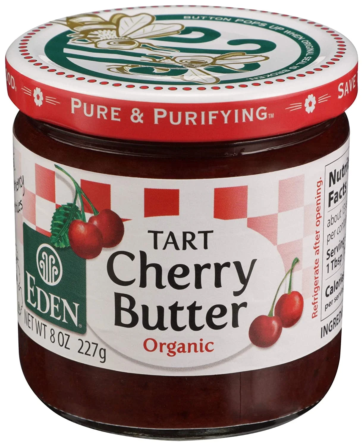 Eden Foods Organic Tart Cherry Butter -- 8 oz