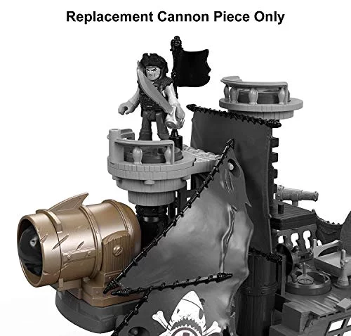 te Pirate Ship Playset DHH61 ~ Includes 1 Gold Cannon Replacement Piece