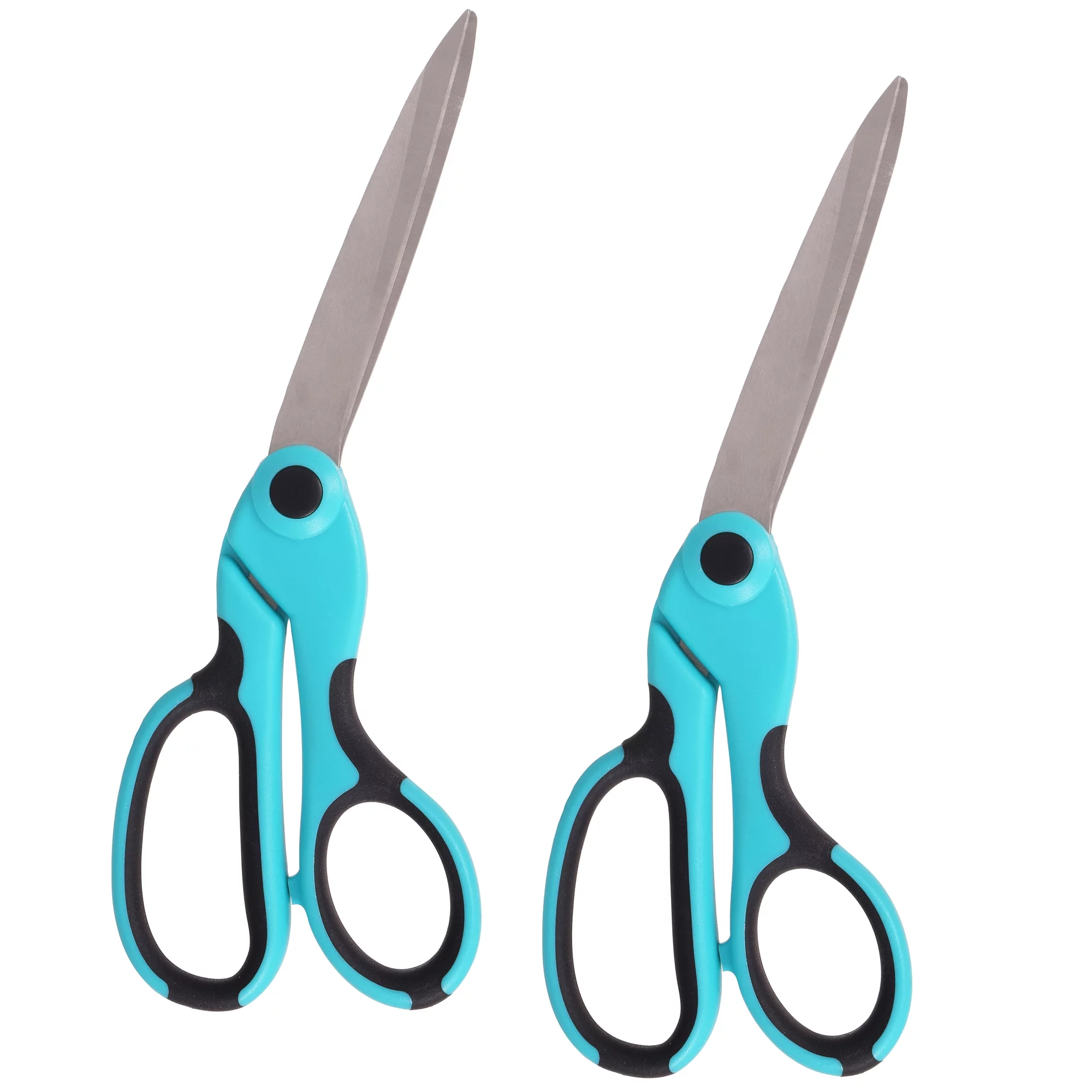 SINGER ProSeries Multipurpose 9.5 Inch Heavy Duty Scissors with Bent Handle for Comfort Grip, For Sewing and Crafts, Pack of 2