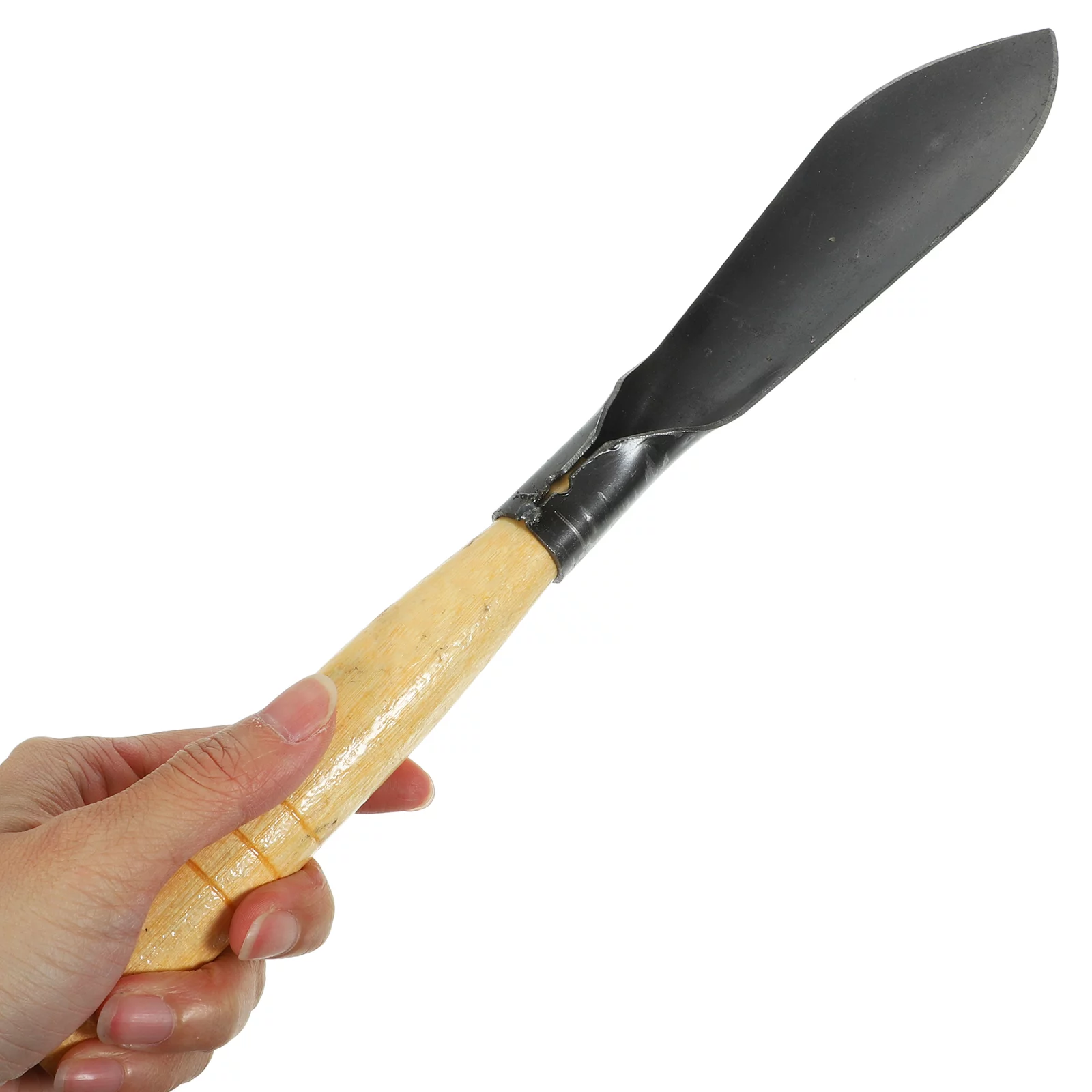 Gardening Shovel Scoop Digging Tools Hand Trowel Bonsai The Control Wooden Iron