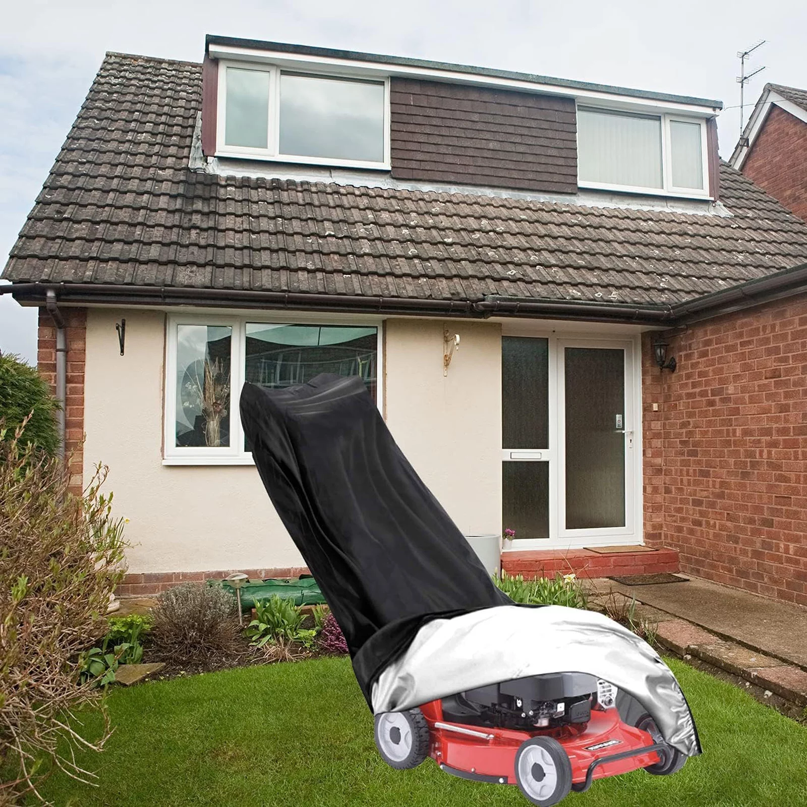 FHKOEGHS Couch ring Mower r Heavy Duty Push Mower rs Universal Fit With Drawstring r Storage Bag Black