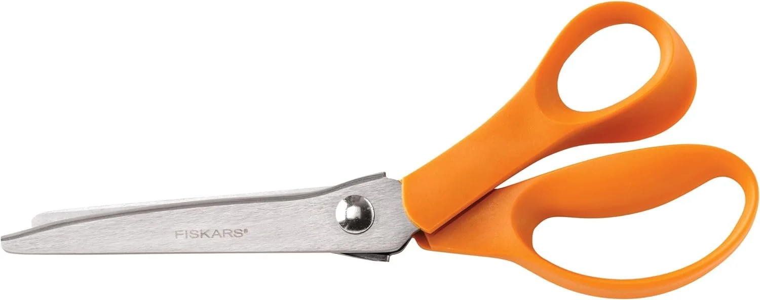 FISW7 Fiskars 12-94458697WJ Pinking Shears, 8 Inch, Orange