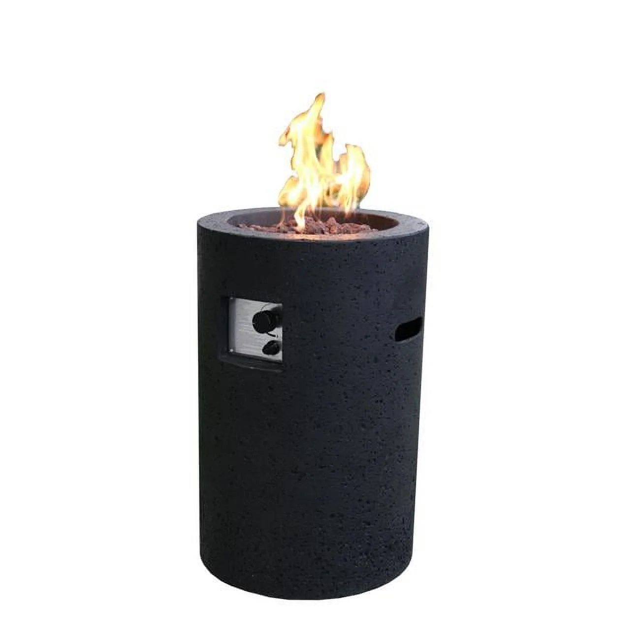 Lava Tube Outdoor Fire Pit - Propane