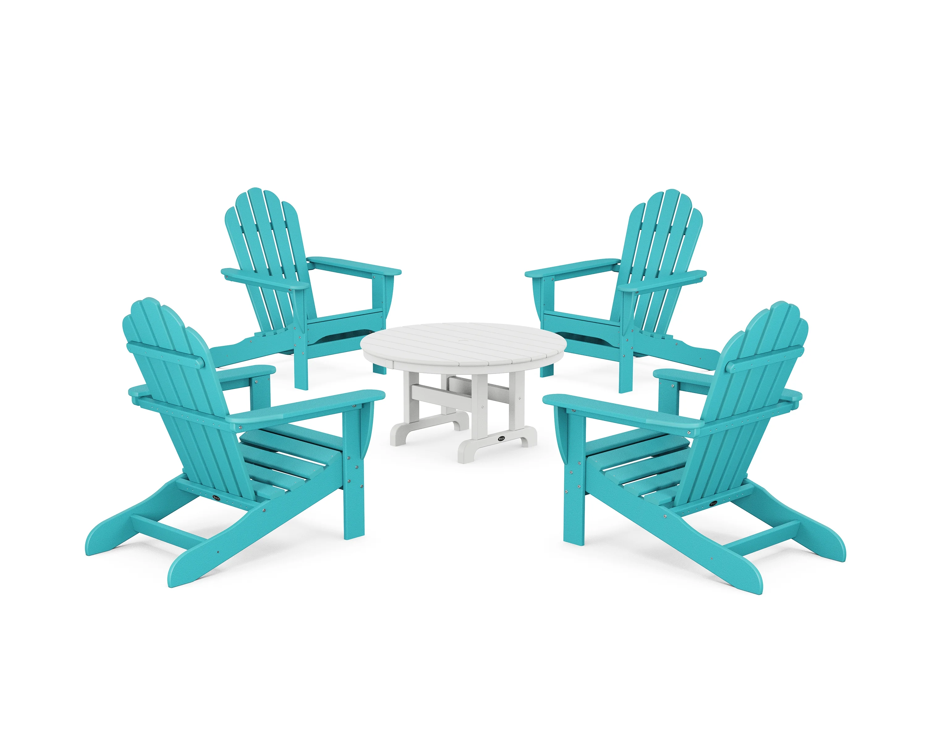 Trex® Outdoor Furniture™ 5-Piece Monterey Bay Adirondack Chair Conversation Group in Aruba