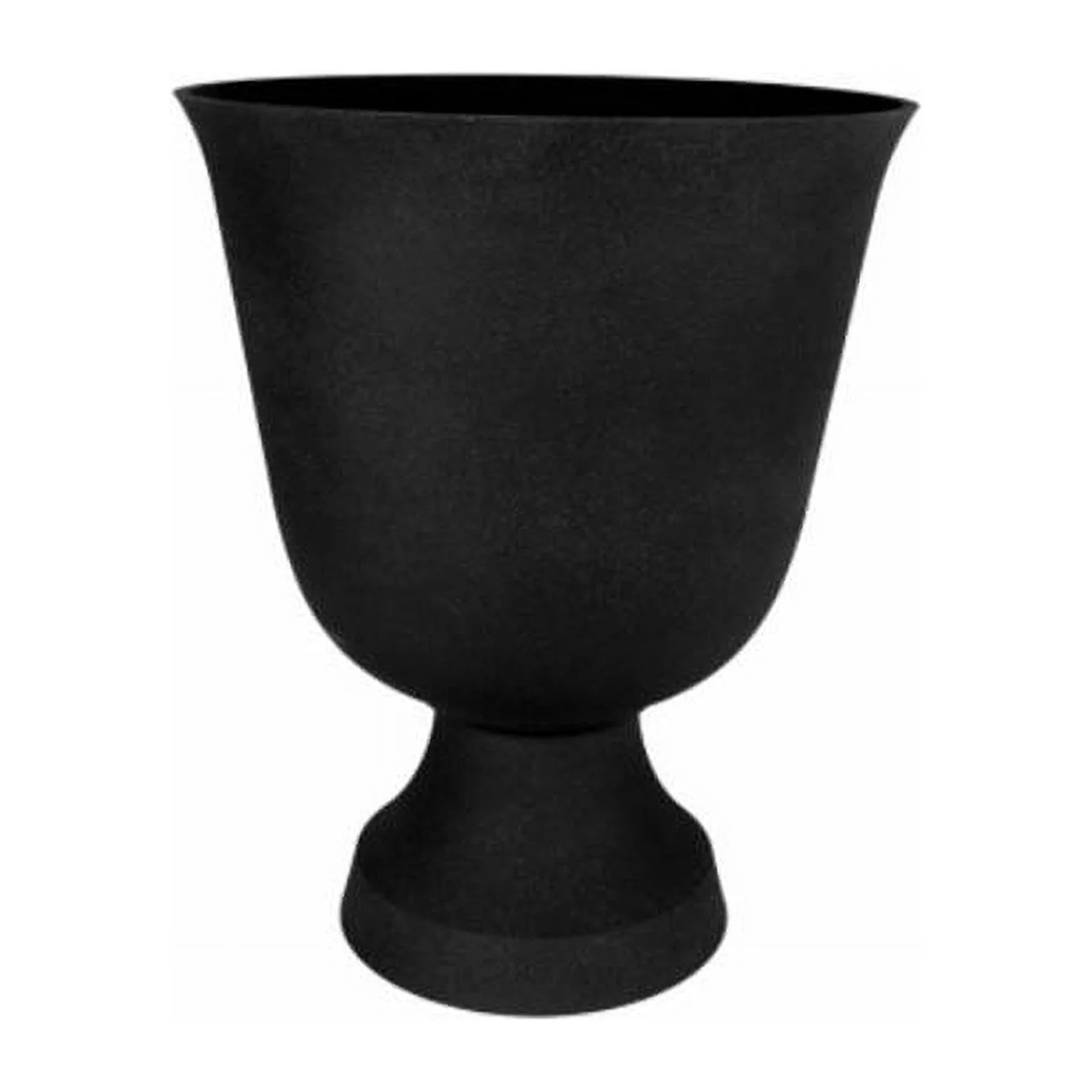 HC 110954 16 in. Tribeca Urn Planter, Black - Pack of 6