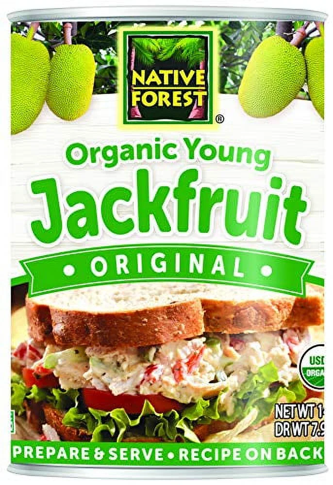 Native Forest Organic Jackfruit, Vegan Meatless Alternative, 14 Ounce Cans (Pack of 6)