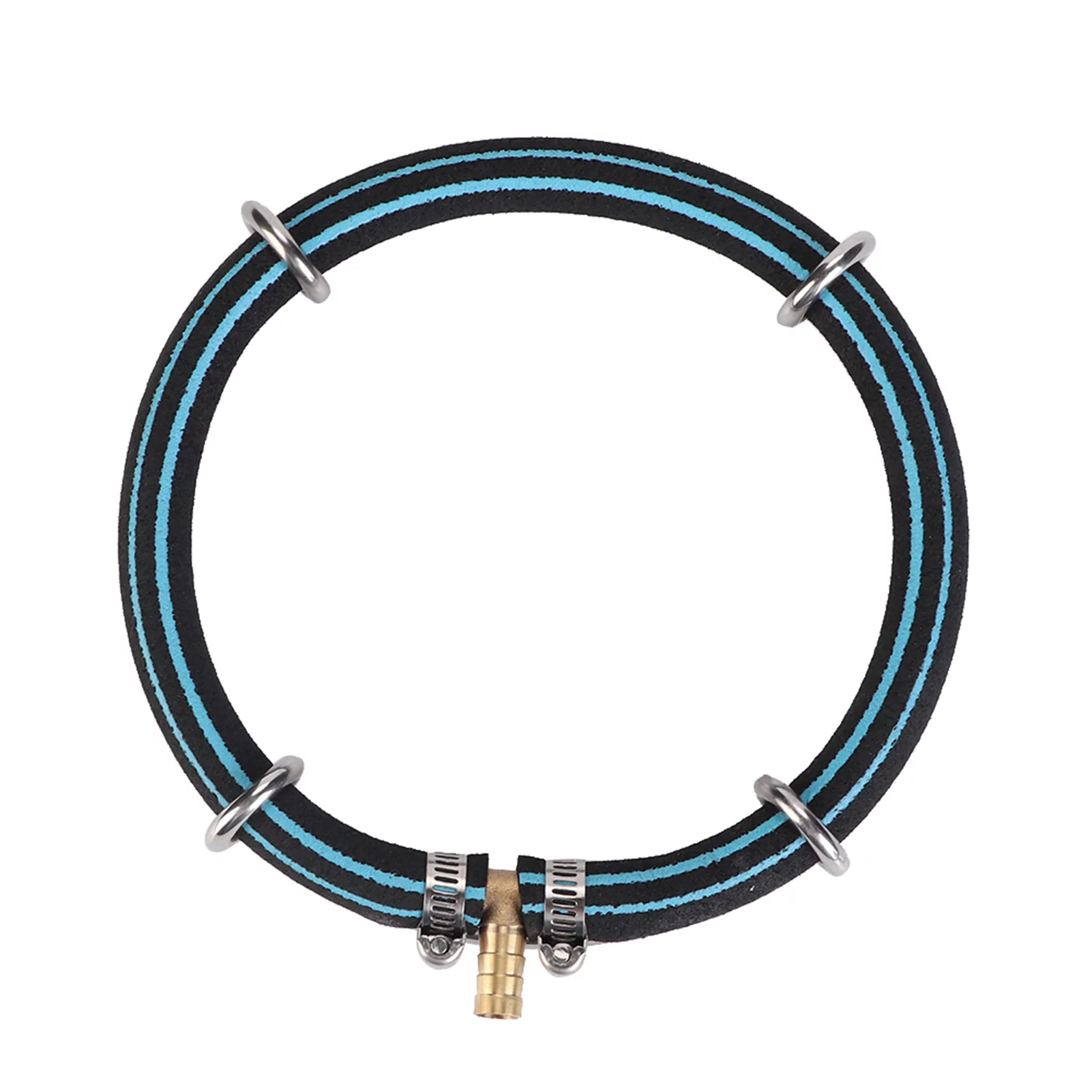 Leylor Air Diffuser Ring,Aquarium Round Air Bubble Diffuser Ring Fish Pond Oxygenation Bubbler(????25cm)