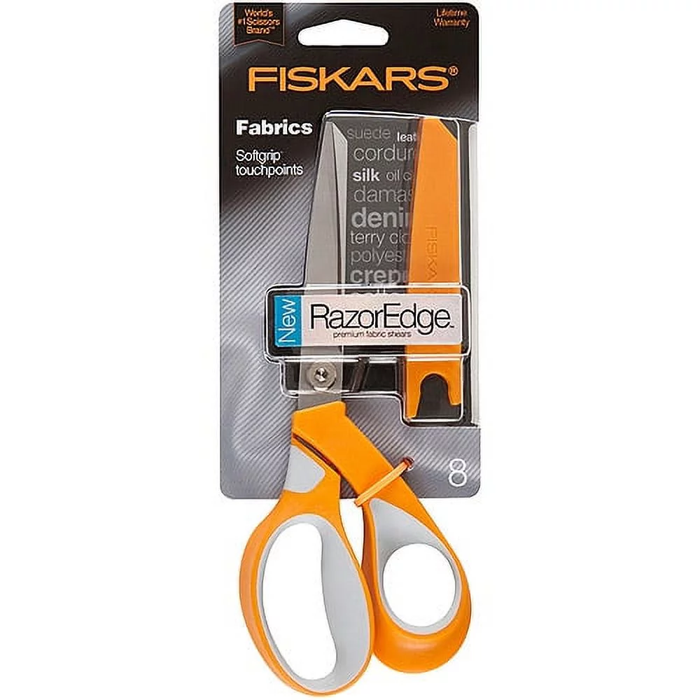 Fiskars RazorEdge Softgrip Fabric Shears Set (8
