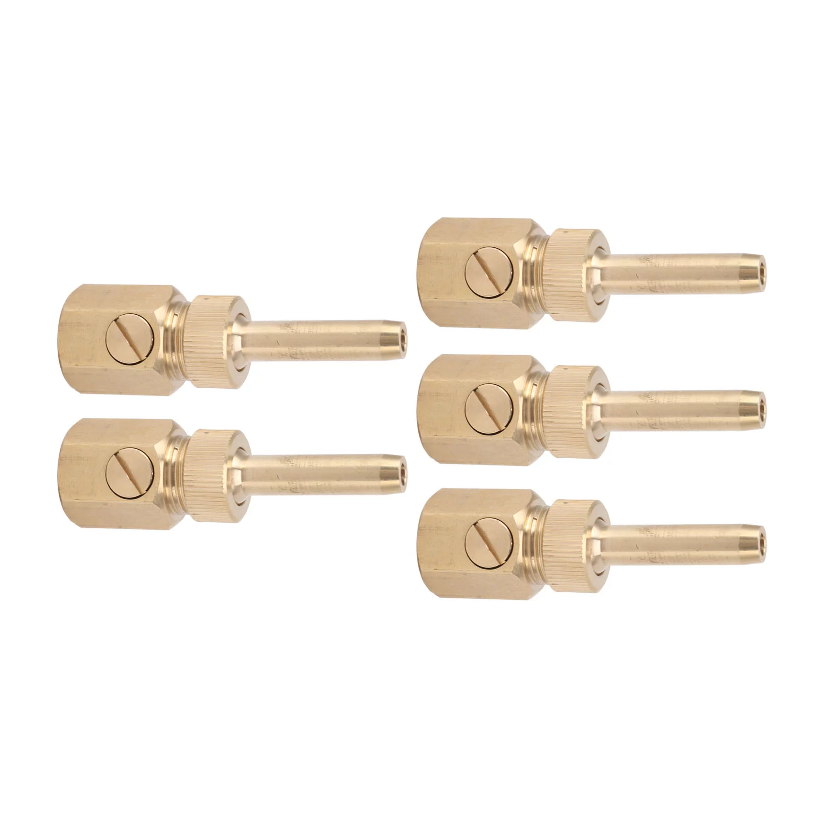 Verdant Touch Swimming Pool Brass Deck Jet Nozzle 5PCS Fountain Nozzle Fountain Water Spray Sprinkler Head Swimming Pool Brass Deck Jet Nozzle Direct Injection G1/2in Inner Thread