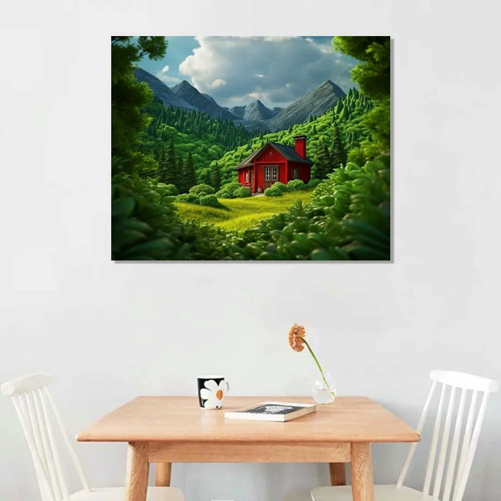Nawypu Wall Art Canvas Living Room Iceland Poster Pictures Bedroom Prints Decor