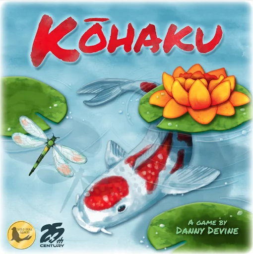 Kohaku (2nd Edition) , Koi Pond Buildling Zen Strategy Game for 1 to 4 Players - 25th Century Games