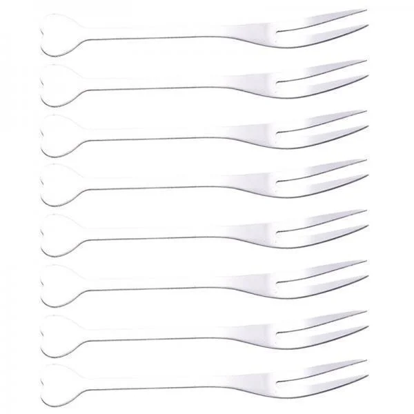 flameer 3x8Pcs Appetizer Forks Stainless Steel Pastry Fork for Halloween Wedding Party