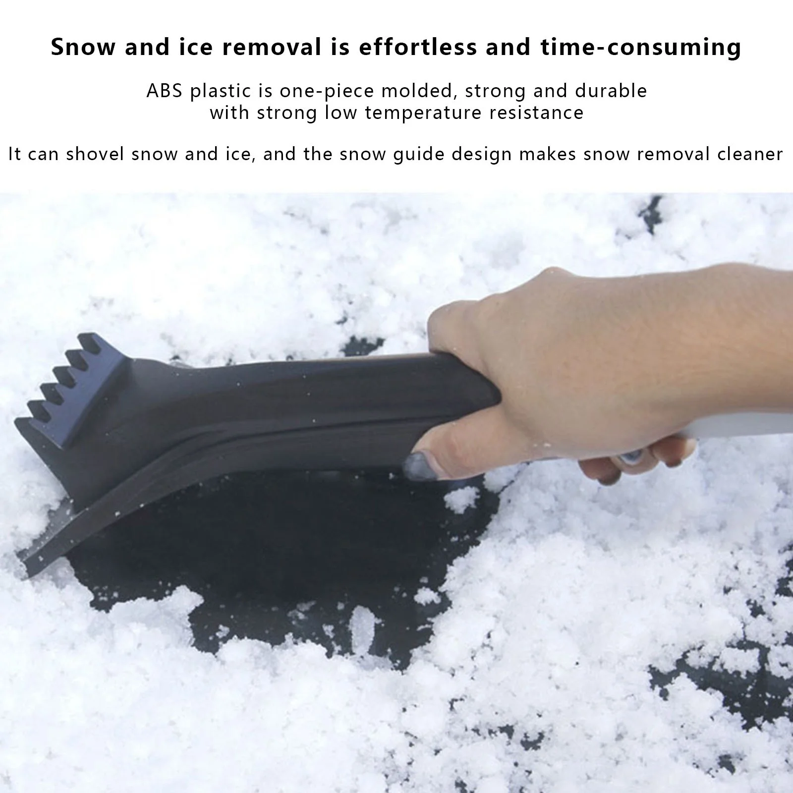 QNFEPKG Three In One Snow Shovel Sponge Snow Shovel Detachable Telescopic Long Handled Snow Brush Multi Functional Aluminum Alloy De Icing Shovel