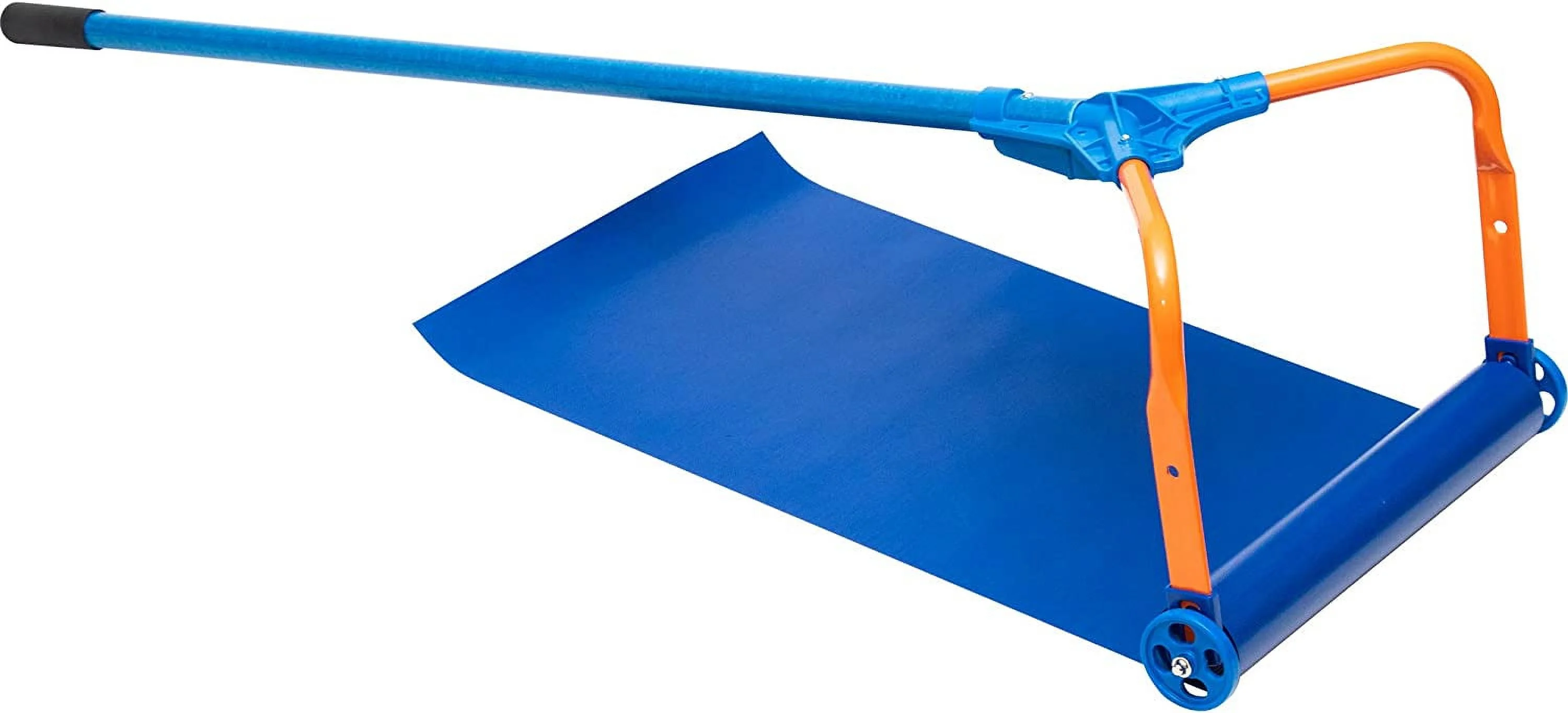 Easy and Quick Snow Roof Rake for Snow Removal, Heavy-Duty Slide, Cut and Tear Resistant, Quick Assembly, Built-in Wheels Prevent Damage, Made in The USA, AVA750