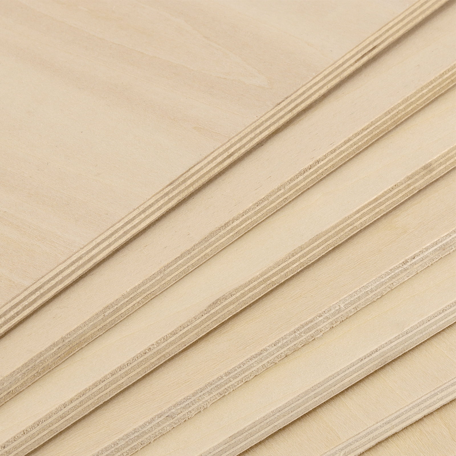 KOHAND 15 Pack 12 x 12 inches Basswood Plywood Sheets, 1/4 Inch Unfinished Wood Squares for Crafts, DIY Projects