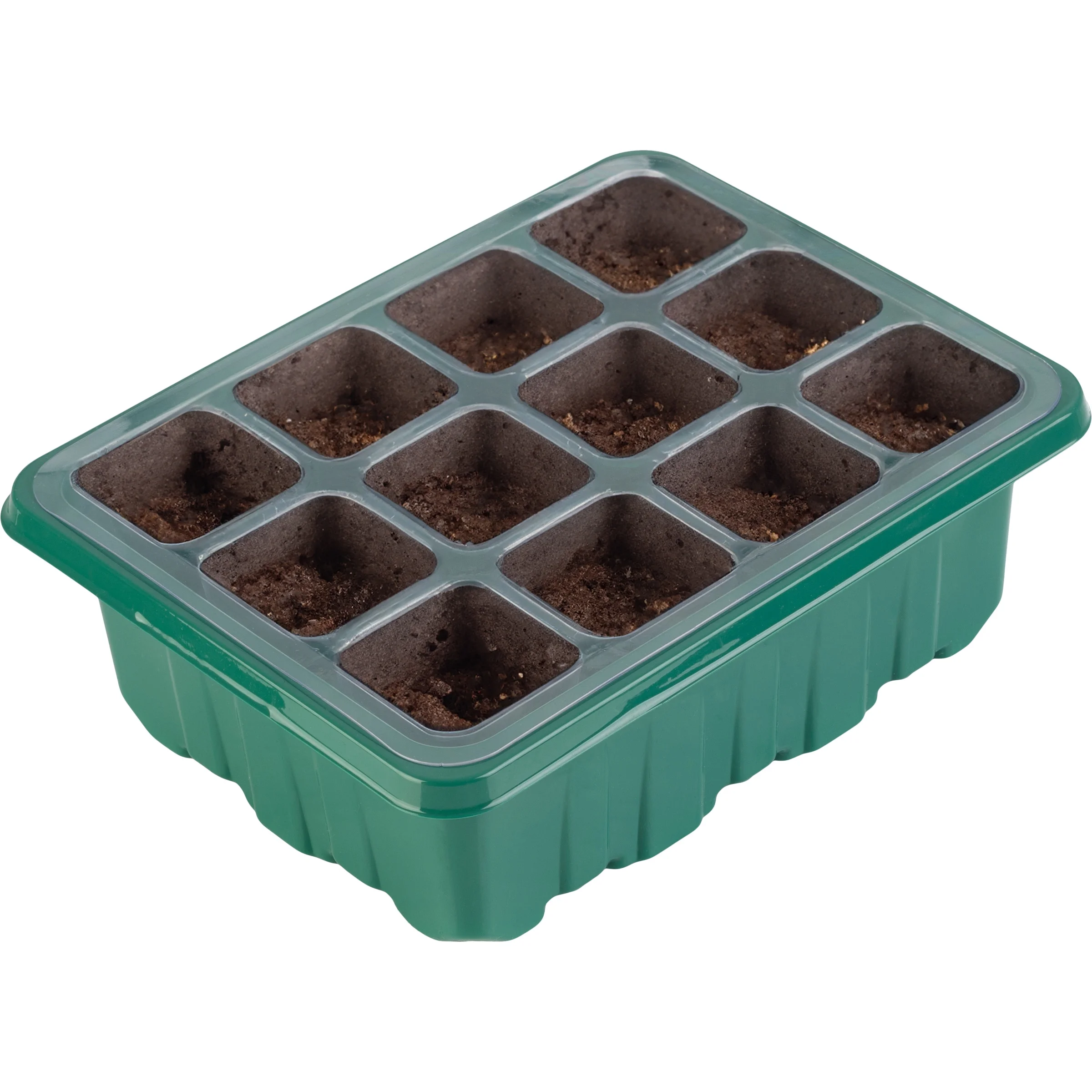 Home-Complete Seed Starter Tray 10-Pack - Plant Trays with Humidity Domes