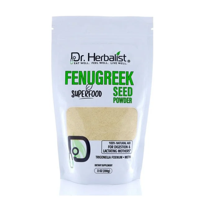 Dr Herbalist Natural Fenugreek Seed Powder I Trigonella Foenum I 200g